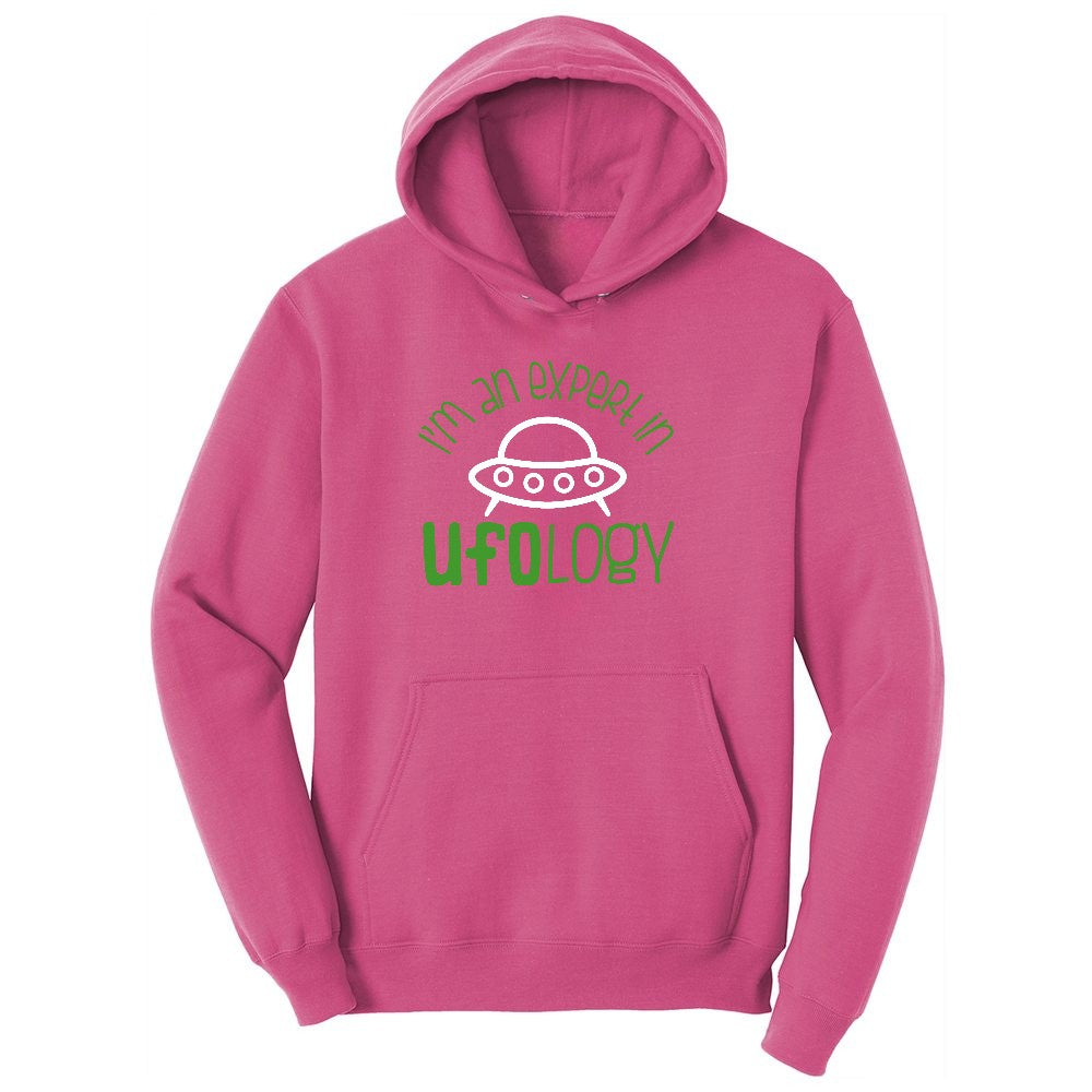 I Am an Expert in UFOology Ladies Hoodie - Sangria