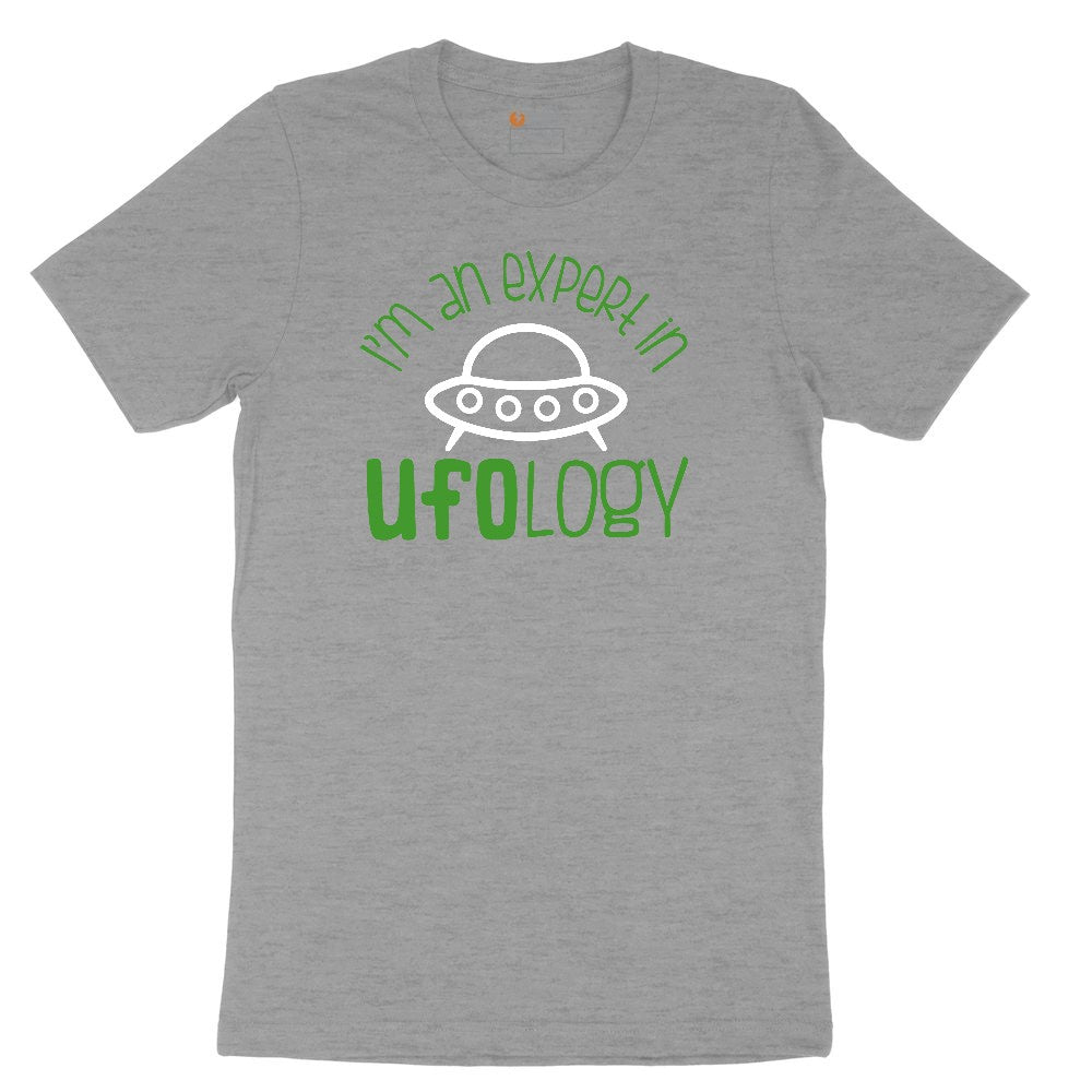I Am an Expert in UFOology Ladies Short Sleeve Tee - Granite Heather