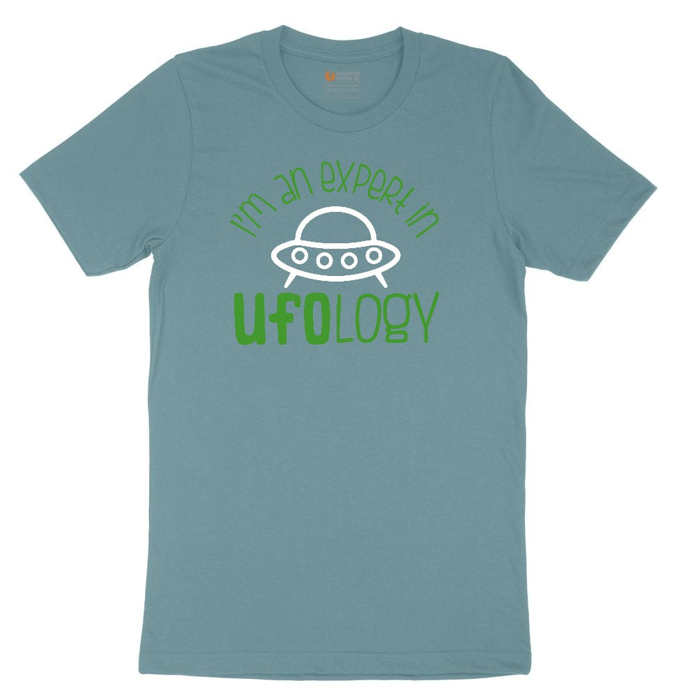 I Am an Expert in UFOology Ladies Short Sleeve Tee - Surf Blackout