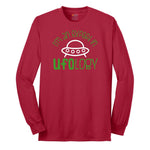 I Am an Expert in UFOology Long Sleeve Tee - Red