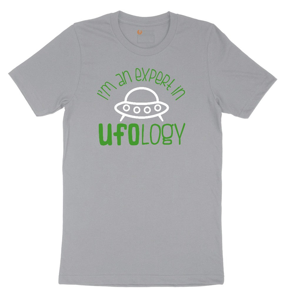 I Am an Expert in UFOology Short Sleeve Tee - Athletic Heather Grey