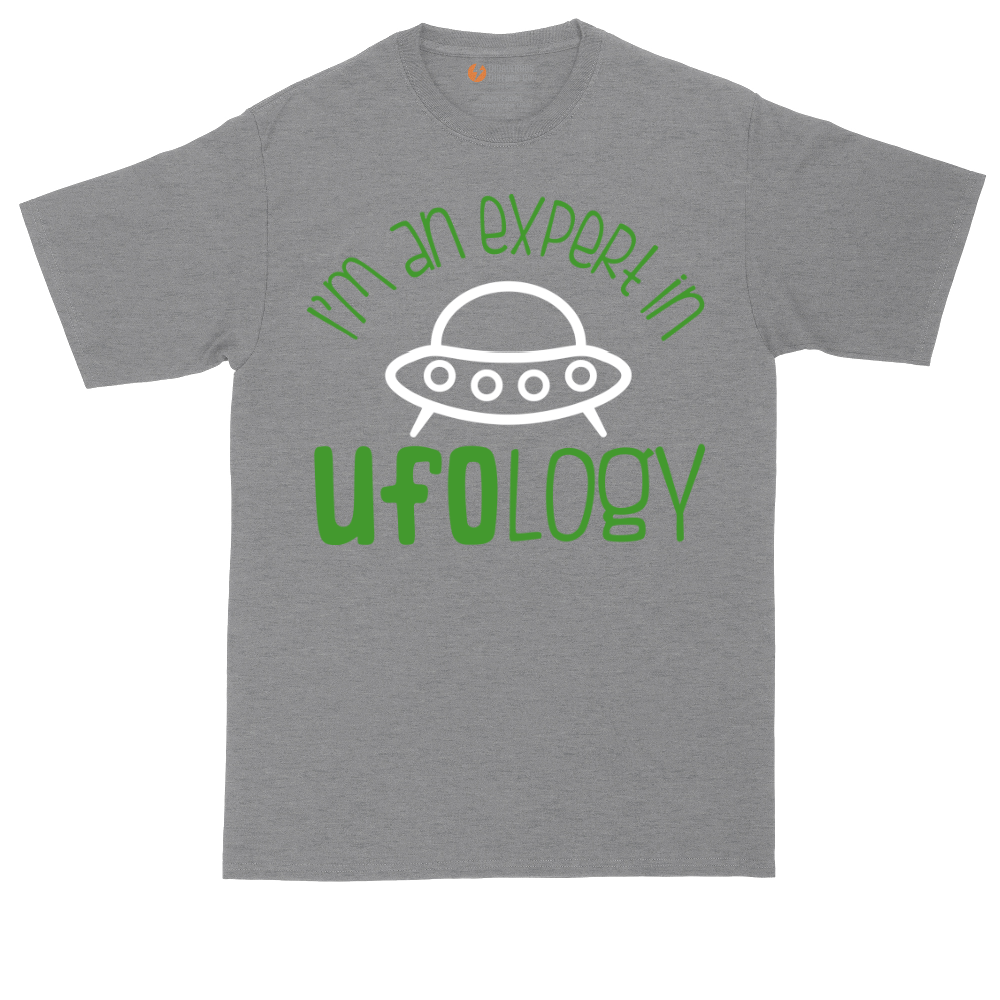 I Am an Expert in UFOology tall t-shirt for men in Athletic Heather