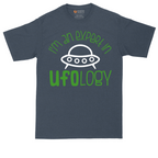 I Am an Expert in UFOology tall t-shirt for men in Heather Navy
