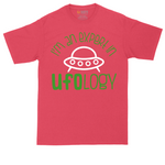 I Am an Expert in UFOology tall t-shirt for men in Heather Red