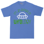 I Am an Expert in UFOology tall t-shirt for men in Heather Royal
