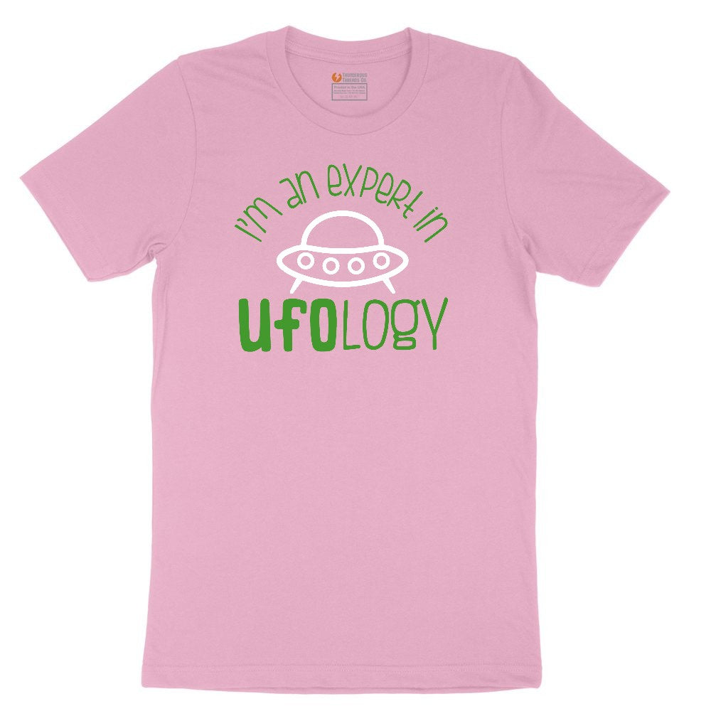 I Am an Expert in UFOology Toddler Short Sleeve Tee - Candy Pink