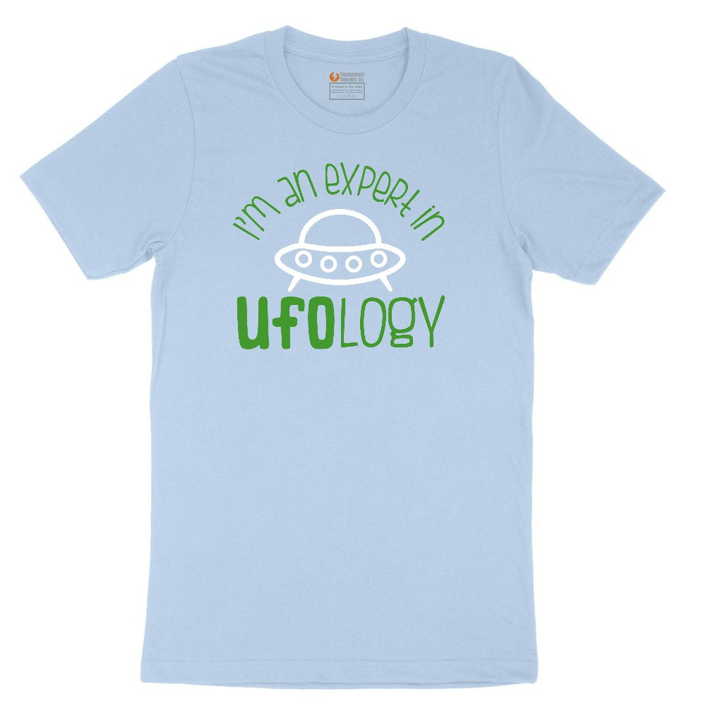 I Am an Expert in UFOology Toddler Short Sleeve Tee - Light Blue