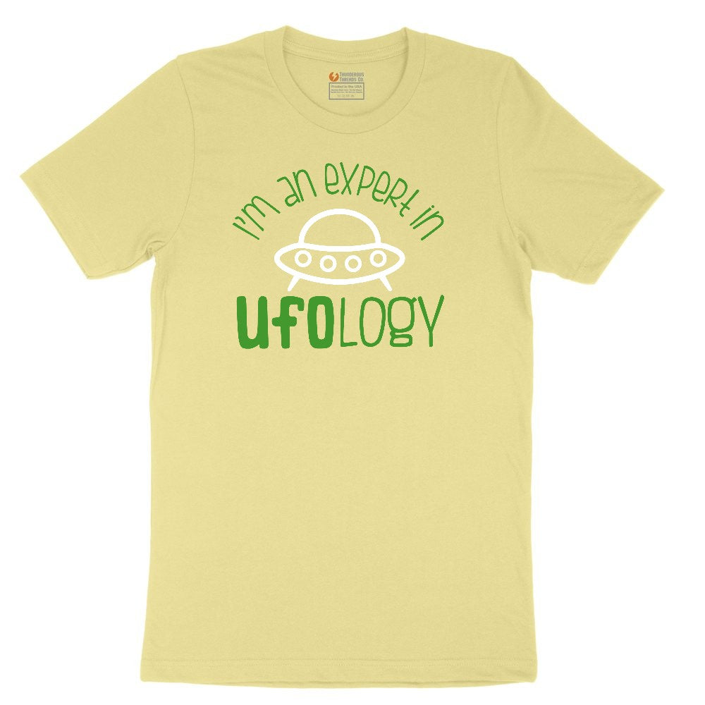I Am an Expert in UFOology Toddler Short Sleeve Tee - Yellow