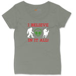 I Believe in It All Ladies Curvy Tee - Bamboo Blackout