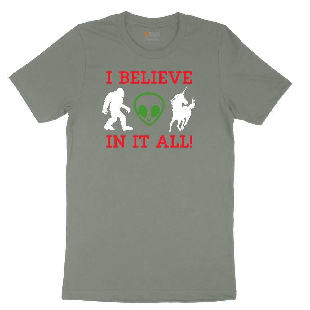 I Believe in It All Ladies Short Sleeve Tee - Bamboo Blackout