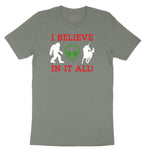 I Believe in It All Ladies Short Sleeve Tee - Bamboo Blackout
