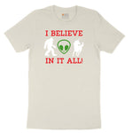 I Believe in It All Ladies Short Sleeve Tee - Natural Heather