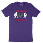 I Believe in It All Short Sleeve Tee - Team Purple