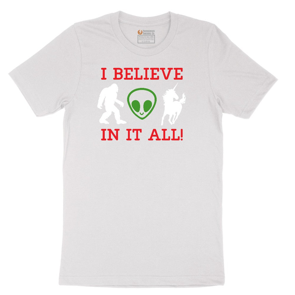 I Believe in It All Short Sleeve Tee - White