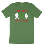 I Believe in It All Toddler Short Sleeve Tee - Athletic Kelly
