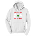 I Believe in It All Youth Hoodie - White