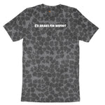 I Brake for Bigfoot Ladies Short Sleeve Tee - Black Leopard