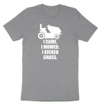 I Came I Mowed I Kicked Grass Toddler Short Sleeve Tee - Athletic Heather