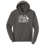 I Can Wine All I Want I'm Retired Hoodie - Charcoal