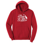 I Can Wine All I Want I'm Retired Hoodie - Red