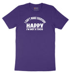I Can't Make Everyone Happy I'm Not a Taco Short Sleeve Tee - Team Purple