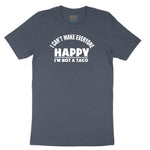 I Can't Make Everyone Happy I'm Not a Taco Toddler Short Sleeve Tee - Heather Navy