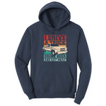 I Drive a Truck Drink Beer and Eat Meat Hoodie - Navy