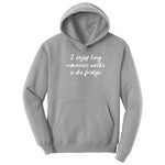I Enjoy Long Romantic Walks to the Fridge - Mens & Ladies T-Shirt Hoodie - Athletic Heather