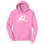 I Enjoy Romantic Walks to the Taco Truck Youth Hoodie - Candy Pink