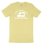 I Enjoy Romantic Walks to the Taco Truck Youth Short Sleeve Tee - Yellow