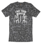 I Got Your Back Ladies Short Sleeve Tee - Black Leopard