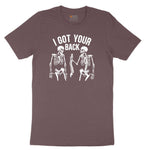 I Got Your Back Ladies Short Sleeve Tee - Sangria Blackout
