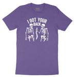 I Got Your Back Ladies Short Sleeve Tee - Vintage Purple