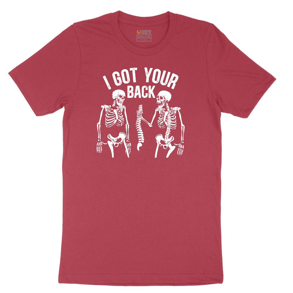 I Got Your Back Ladies Short Sleeve Tee - Vintage Red