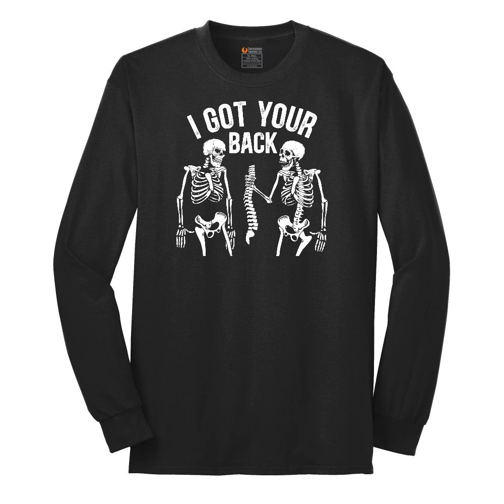 I Got Your Back Long Sleeve Tee - Jet Black