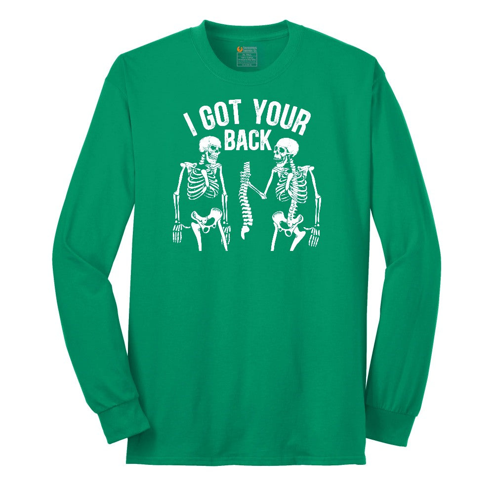 I Got Your Back Long Sleeve Tee - Kelly Green