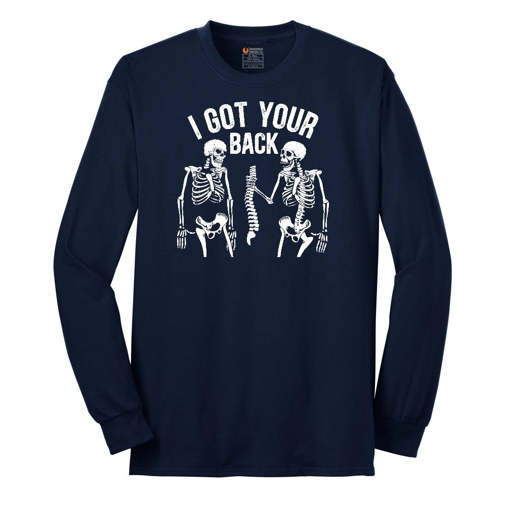 I Got Your Back Long Sleeve Tee - Navy