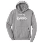 I Hate It When You Have to Be Nice to Someone Ladies Hoodie - Athletic Heather