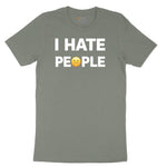 I Hate People Ladies Short Sleeve Tee - Bamboo Blackout