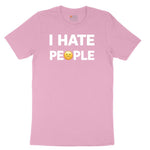 I Hate People Toddler Short Sleeve Tee - Candy Pink