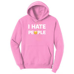 I Hate People Youth Hoodie - Candy Pink