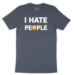 I Hate People Youth Short Sleeve Tee - Heather Navy