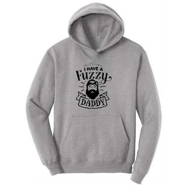 I Have a Fuzzy Daddy Youth Hoodie - Athletic Heather