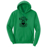 I Have a Fuzzy Daddy Youth Hoodie - Kelly Green