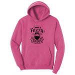 I Have a Fuzzy Daddy Youth Hoodie - Sangria