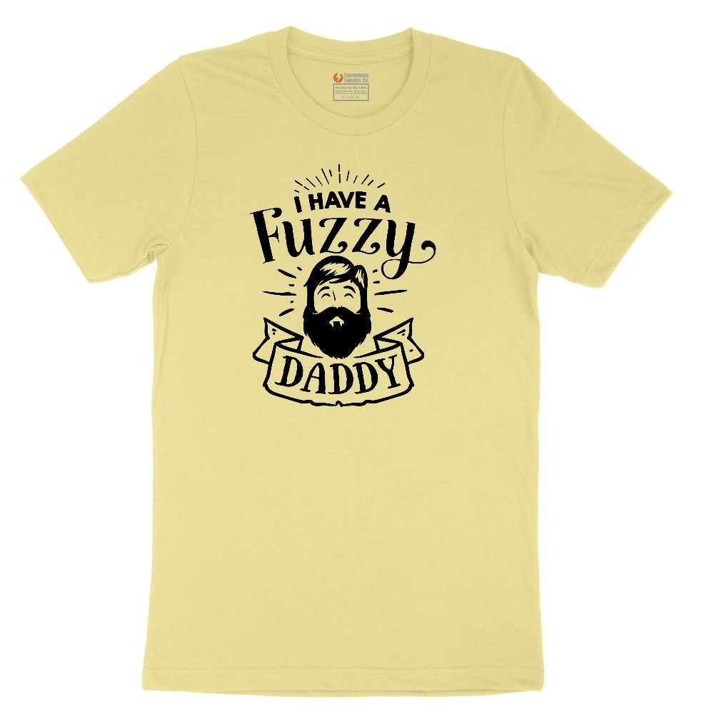 I Have a Fuzzy Daddy Youth Short Sleeve Tee - Yellow