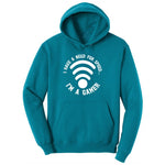 I Have a Need for Speed I'm a Gamer - Mens & Ladies T-Shirt Ladies Hoodie - Teal