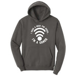 I Have a Need for Speed I'm a Gamer - Mens & Ladies T-Shirt Hoodie - Charcoal