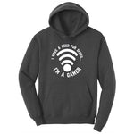 I Have a Need for Speed I'm a Gamer - Mens & Ladies T-Shirt Youth Hoodie - Dark Heather Grey