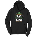 I Have Two Titles Dad and Gamer Hoodie - Jet Black
